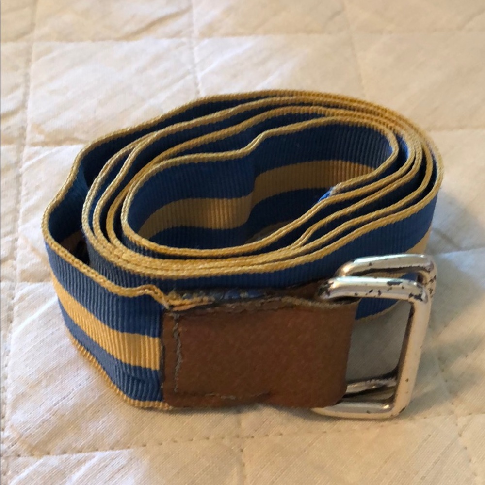 Trafalgar Ribbon Belt Blue Yellow Large